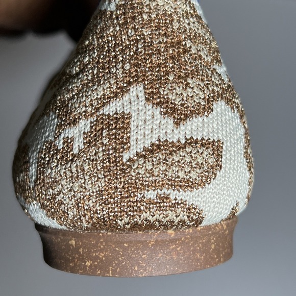 Rothy's The Lounge Loafer Women's 9 Gold Chantilly Metallic Amputee Left Only - Picture 4 of 7